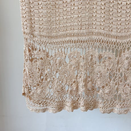 crochet midi dress