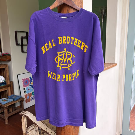 purple print tee