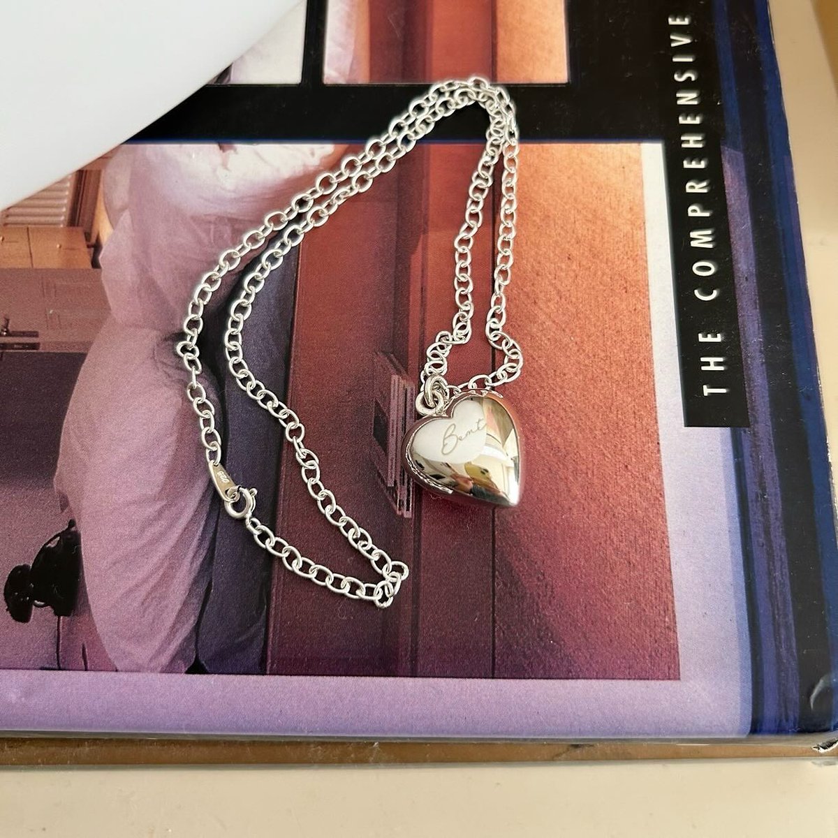 Bent Heart pendant necklace | Bent