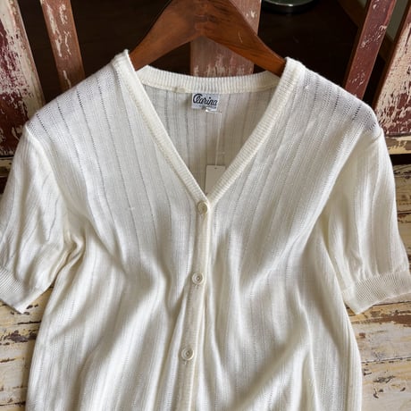 Acryl knit cardigan