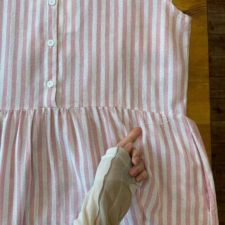 stripe long dress