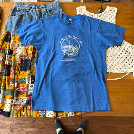 【ご成約済み2点】all lace camisole &print tee