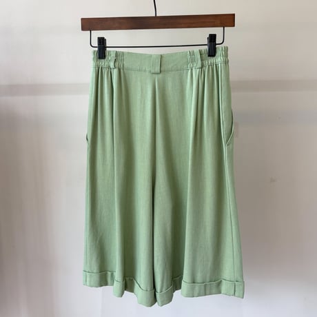 green shorts