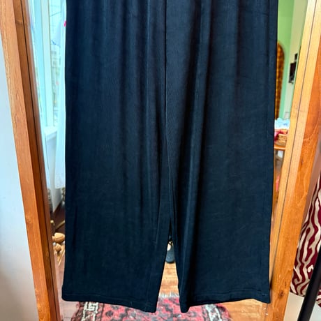 made in USA black easy pants