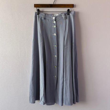 ice blue check skirt
