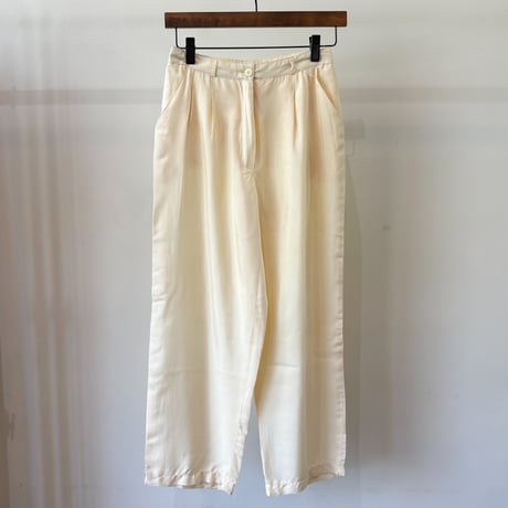 silk 100％ slacks