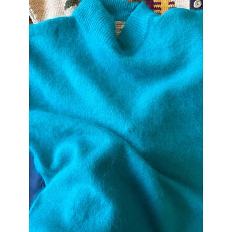 turquoise blue sweater