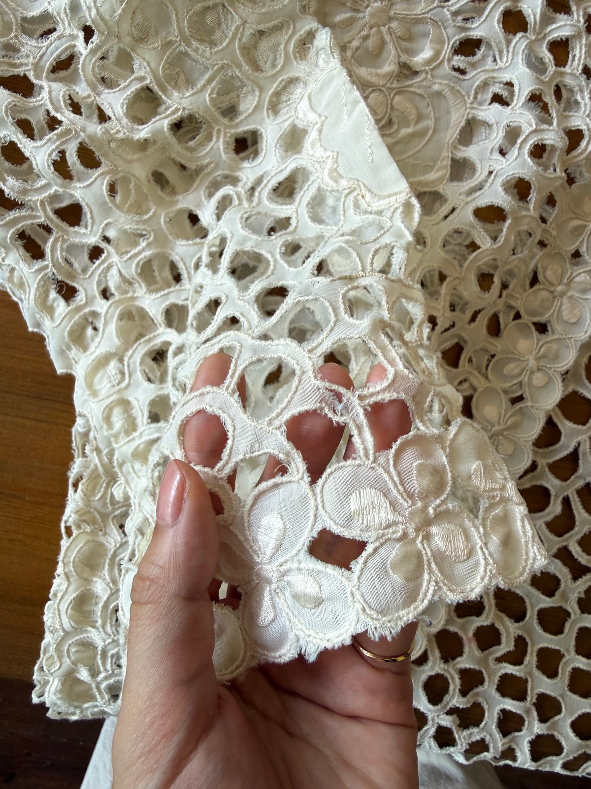 cutwork lace jacket | Bent