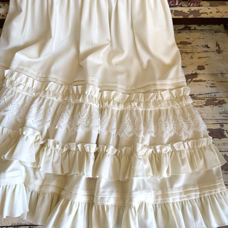 midi frill skirt