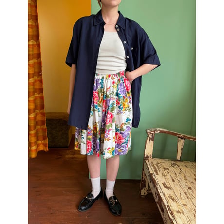 floral pattern shorts