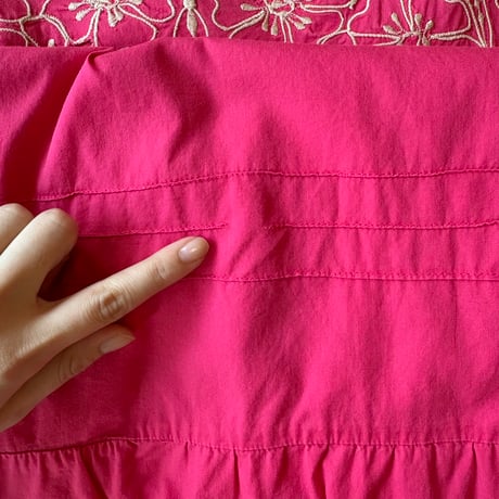 floral embroidery design dress