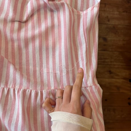 stripe long dress