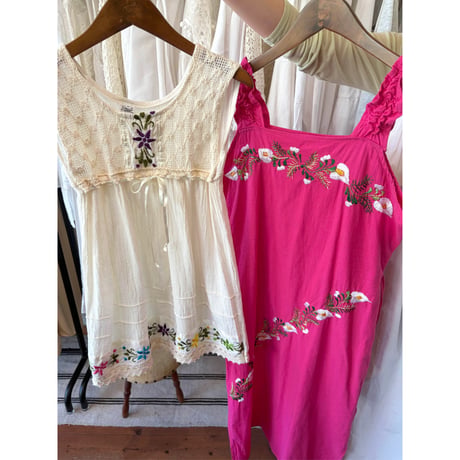 pink Mexican dress