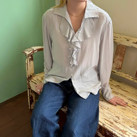 frill design blouse
