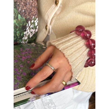 Bent original stone ring