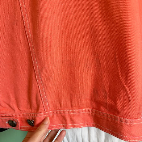 coral pink sleeveless jacket