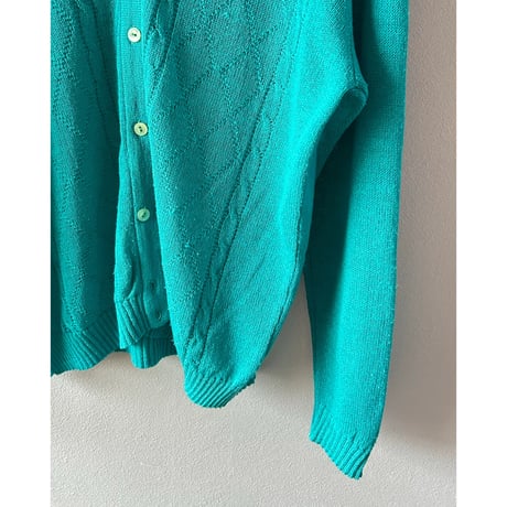 made in Italy turquoise blue cardigan