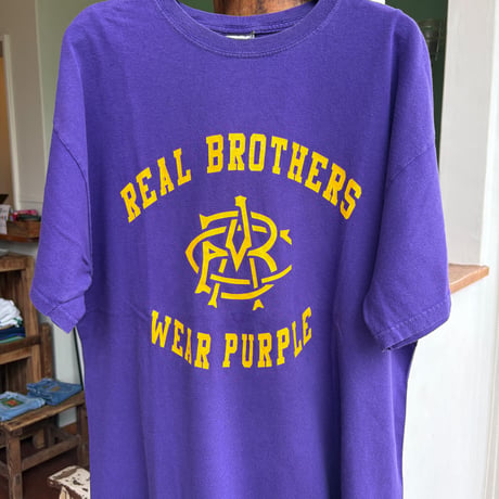 purple print tee