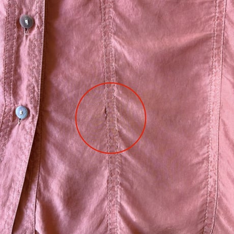 pink beige safari shirt