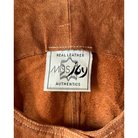 real leather vest