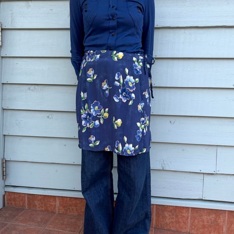 wrap mini skirt