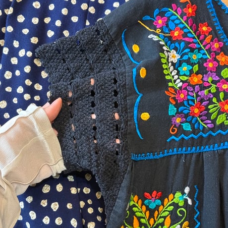 black Mexican dress