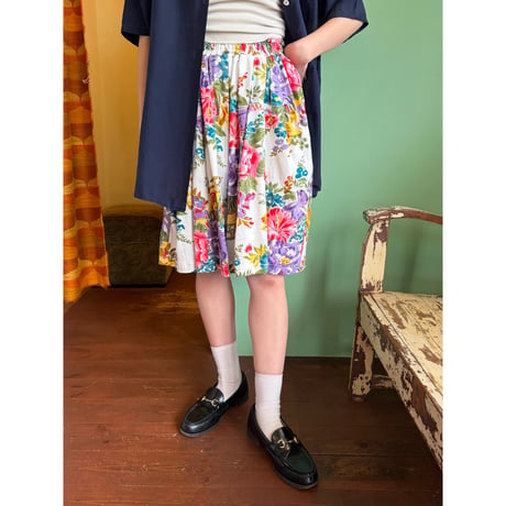 floral pattern shorts