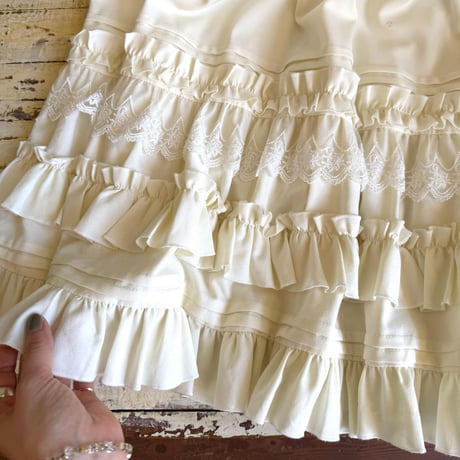 midi frill skirt