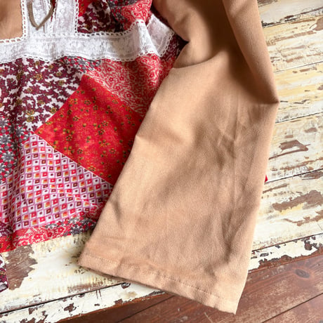 patchwork design tunic ⚪️