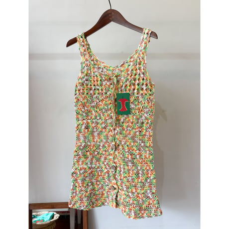 【ご成約済み】crochet cami midi dress