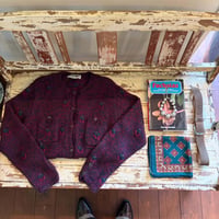 design knit cardigan
