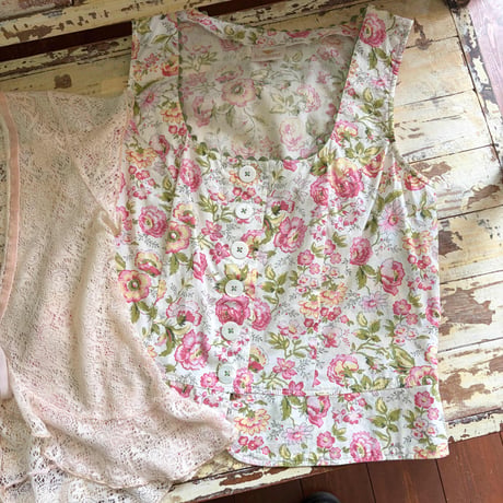 floral sleeve less tops