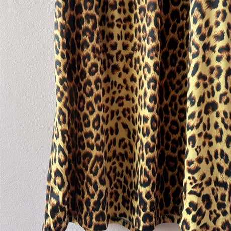 leopard midi  dress