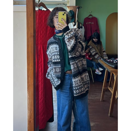 made in Italy Nordic cardigan