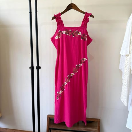 pink Mexican dress