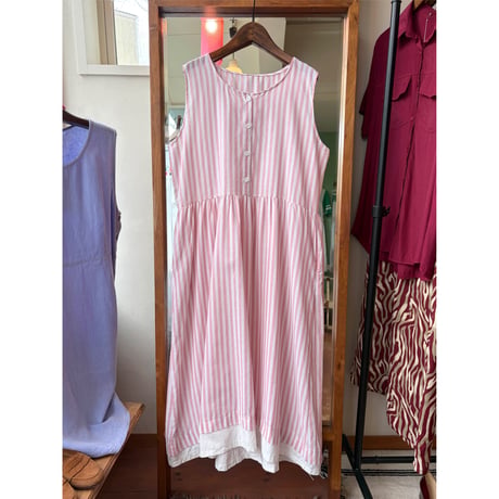 stripe long dress