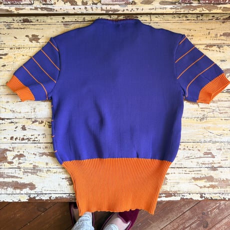 line knit s/s tops