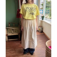 linen cutwork lace skirt