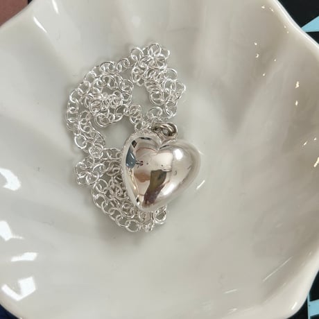 Bent Heart pendant necklace