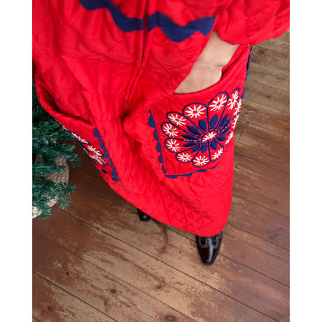 70s quilting  dress