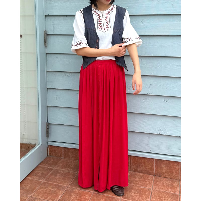 スカート theredthread S layered balloon skirt b theredthread S layered balloon skirt
