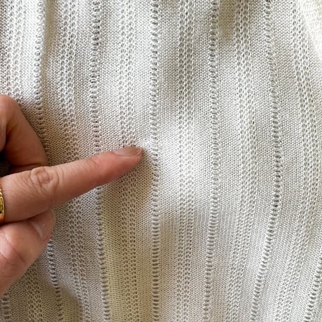 Acryl knit cardigan