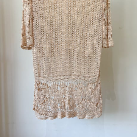 crochet midi dress