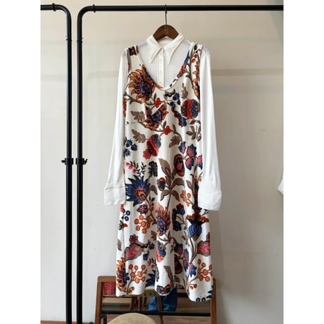 pile sleeveless dress