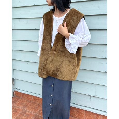 crochet design frill blouse