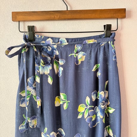 wrap mini skirt
