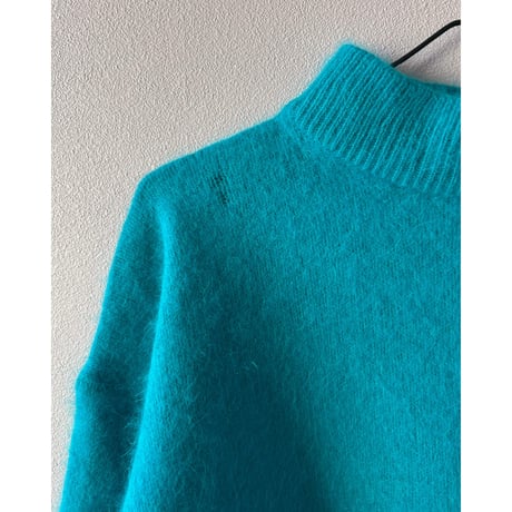 turquoise blue sweater