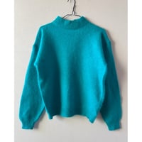 turquoise blue sweater