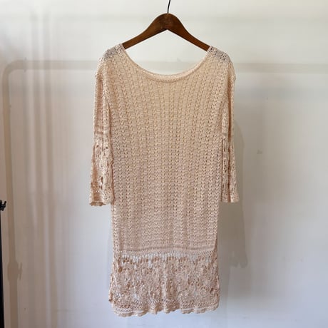 crochet midi dress