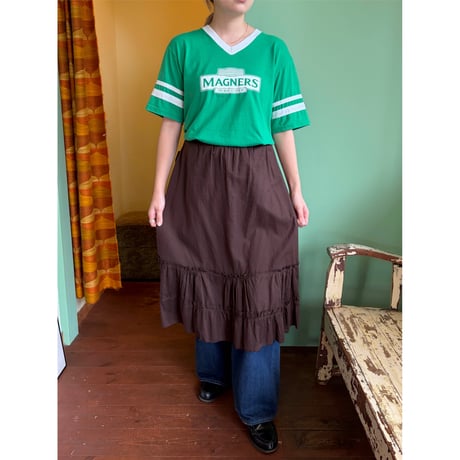 made in  Italy  brown midi skirt